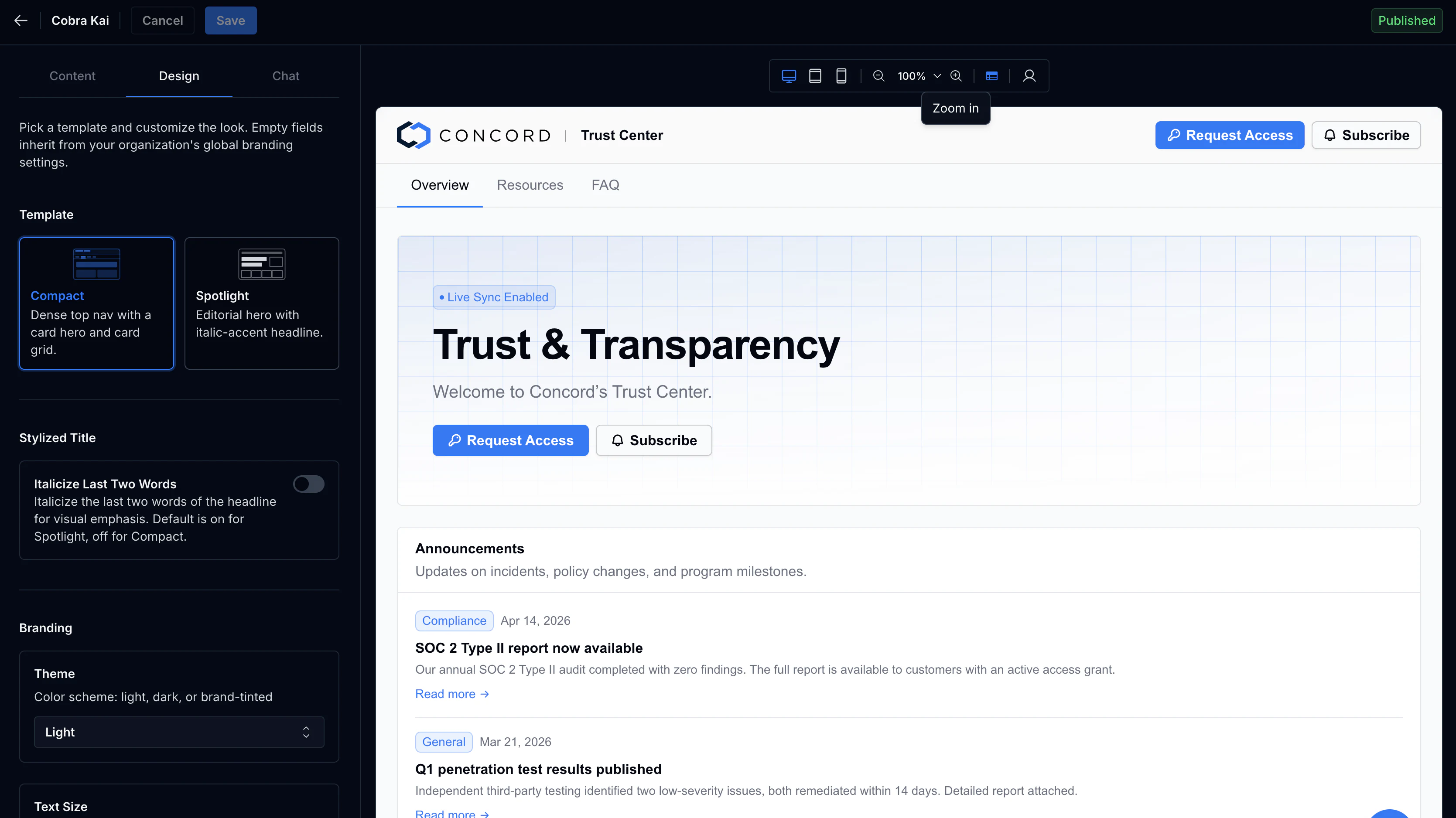 Public Trust Center | Concord Trust