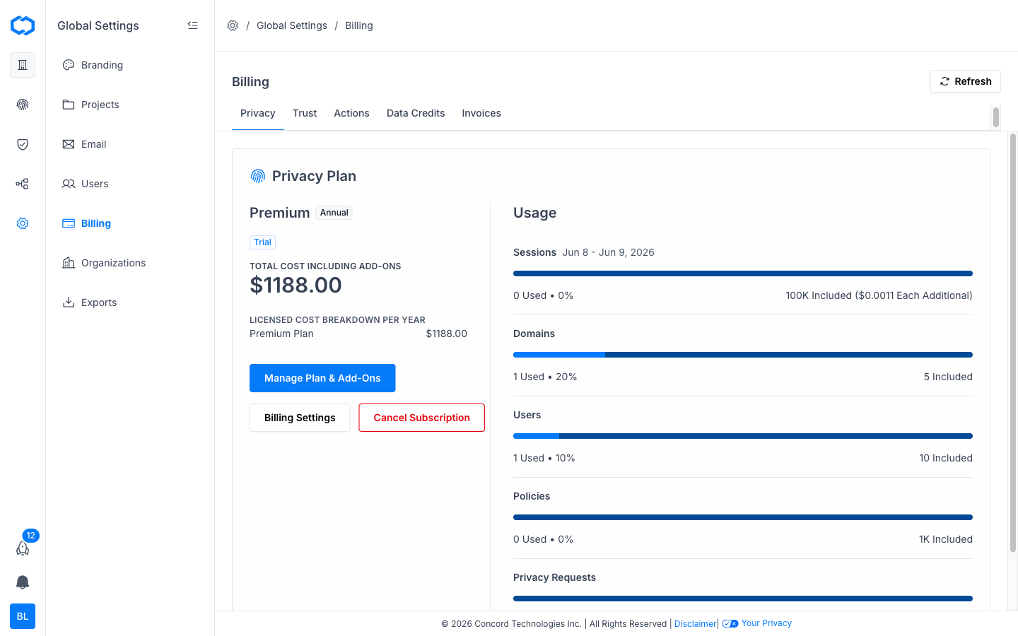 Billing overview